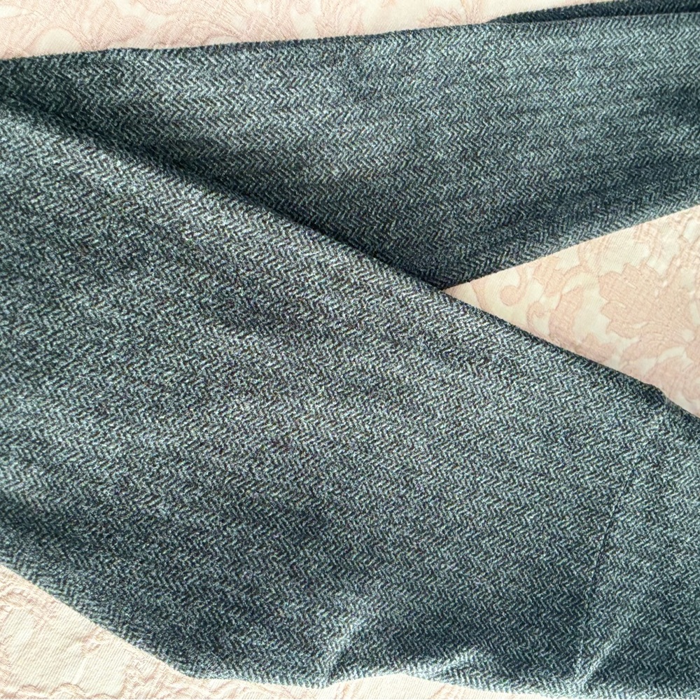 Lou &‎ Grey Dark Gray Herringbone Fabric waist 27 inseam 27 in